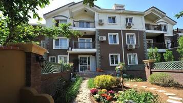 Blick von der Unterkunft