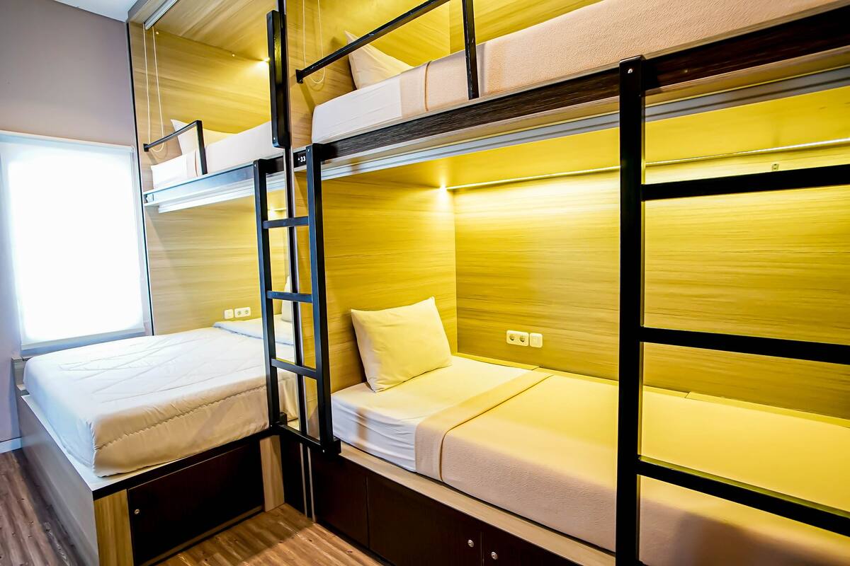 共用宿舍, 多間臥室, 私人浴室 | 高級寢具、書桌、手提電腦工作空間、隔音