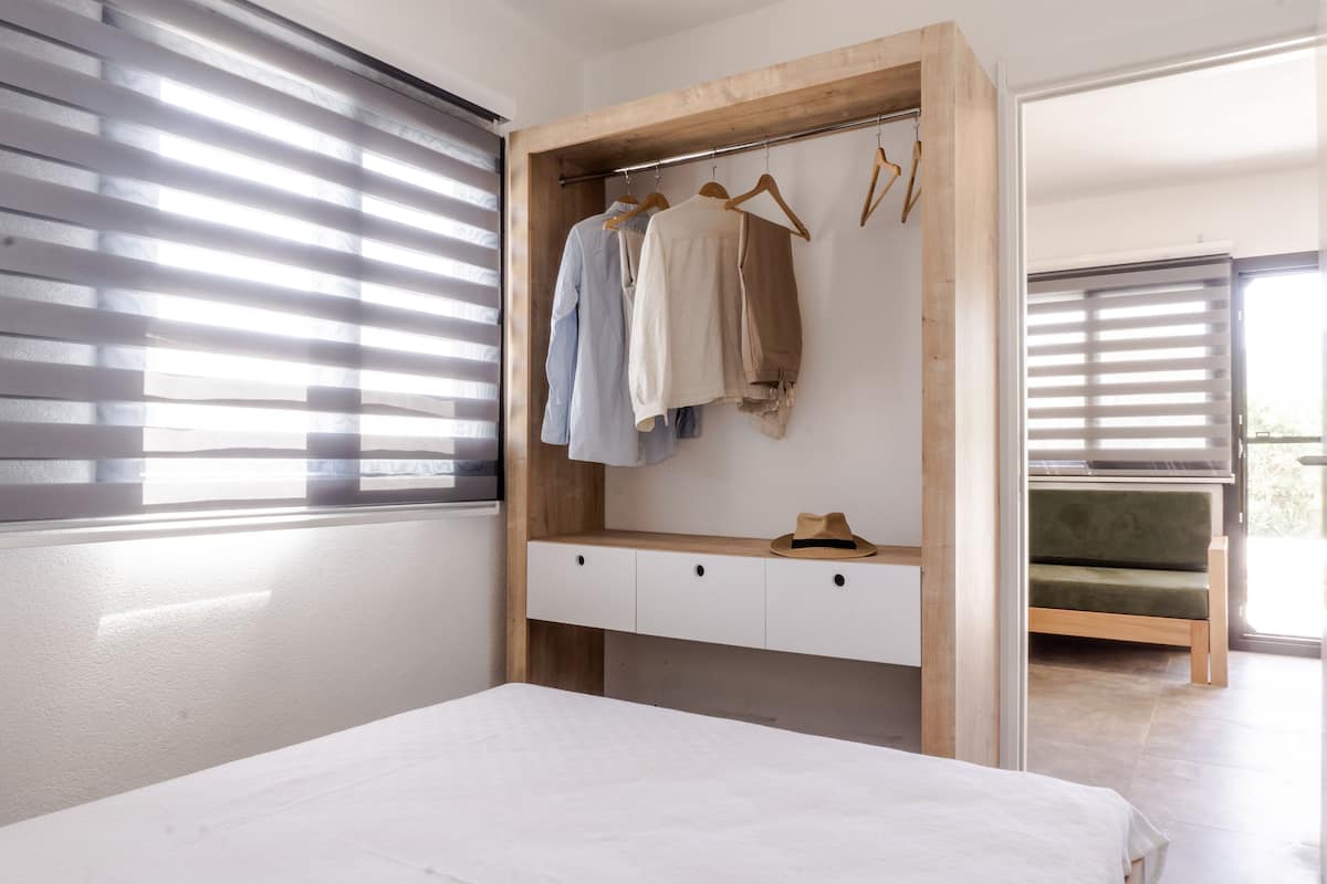 Elite appartement, 1 slaapkamer (400 meters away) | 1 slaapkamer, luxe beddengoed, verduisterende gordijnen, gratis wifi