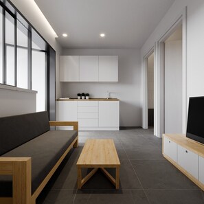 Elite Apartment, 1 Bedroom (400 meters away) | Premium bedding, blackout curtains, free WiFi, bed sheets - Daphnis Hotel (Bodrum)