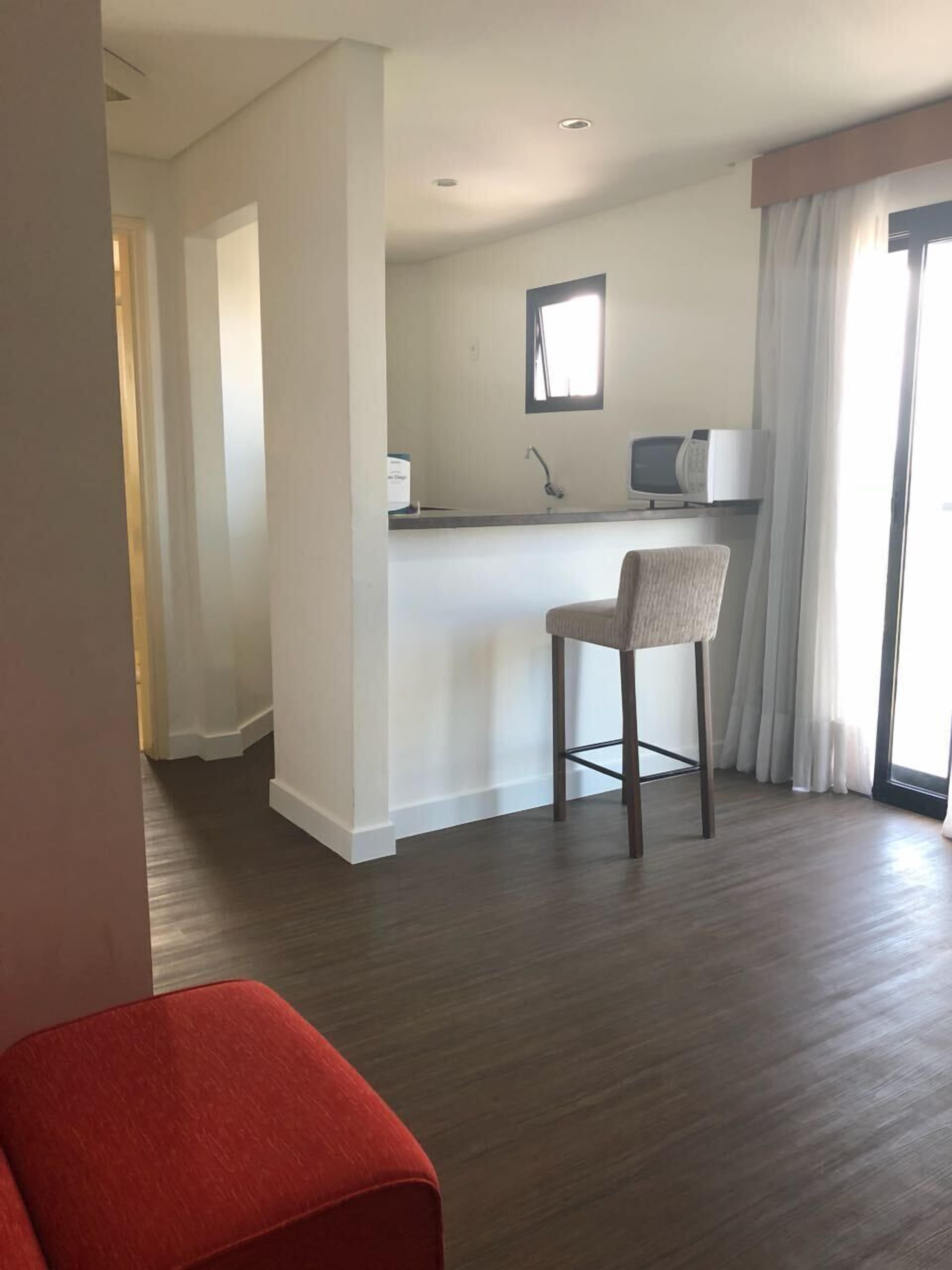 luxury apartment | bathroom | shower, free toiletries, hair dryer