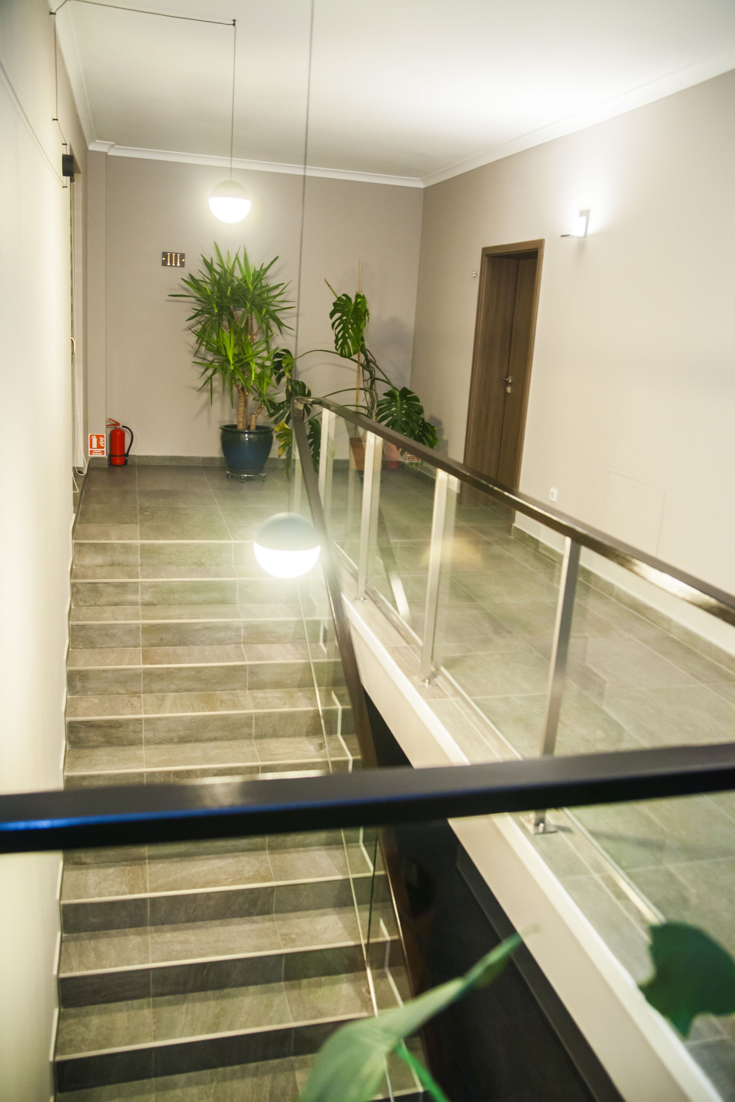 Interior entrance