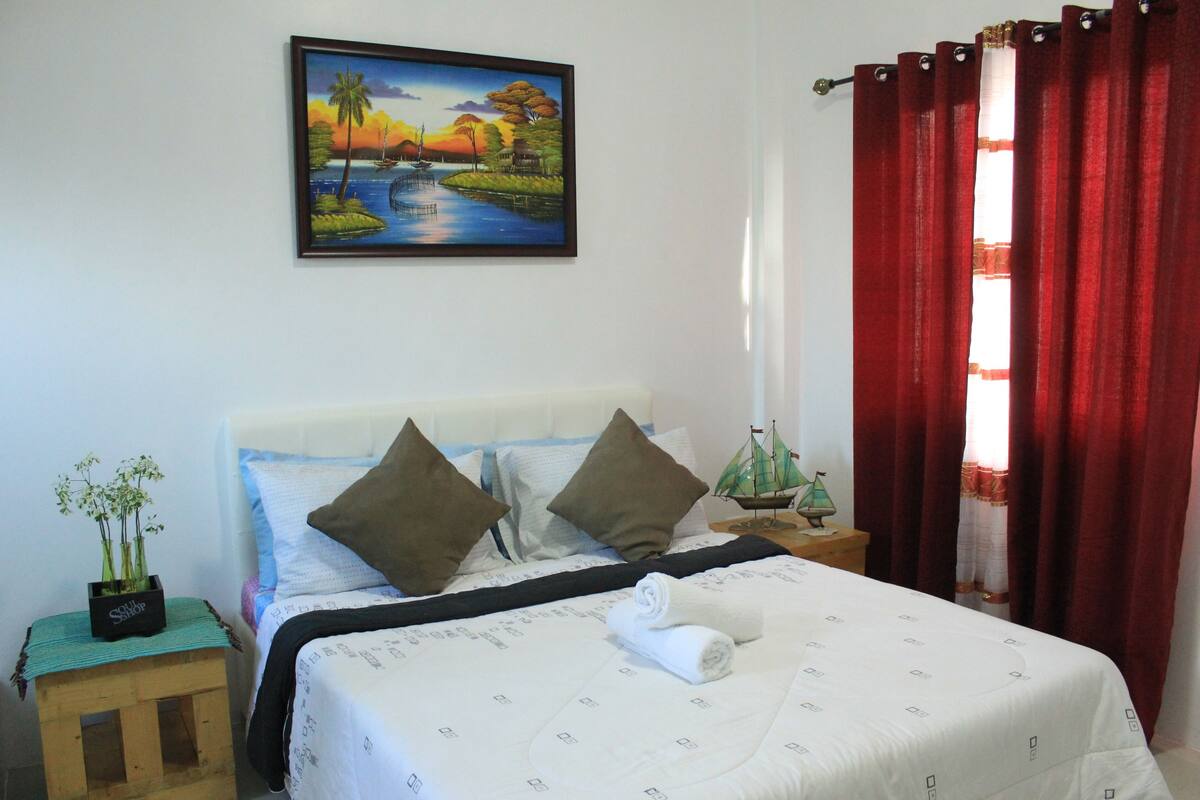 Chambre, patio
