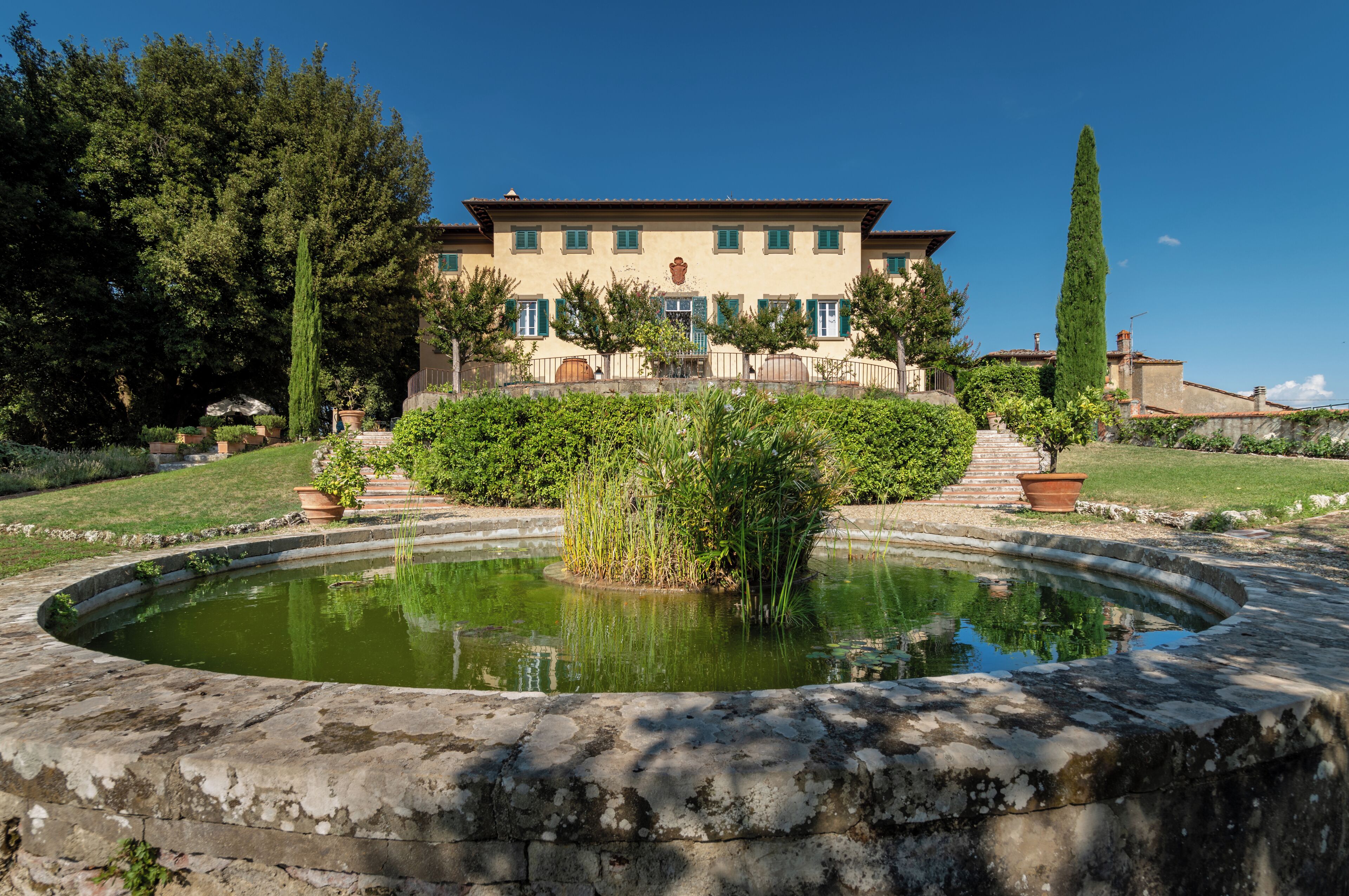 Villa Luxury, camere multiple, piscina privata, vista collina | Terrazza/patio