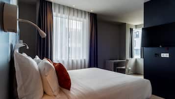 Minibar, in-room safe, desk, blackout drapes