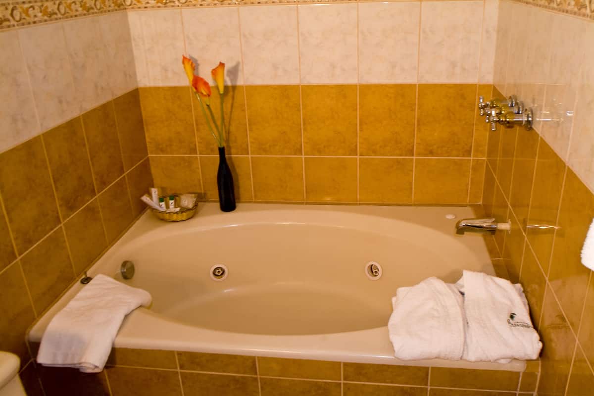 junior suite | bathroom | shower, free toiletries, towels