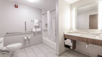 Standard Room, 2 Queen Beds, Accessible, Non Smoking (Comm Access) | Bathroom