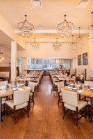 Breakfast, lunch and dinner served