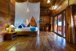 Biệt thự, 1 phòng ngủ | Bộ đồ giường cao cấp, minibar, k ét bảo mật tại phòng, bàn 