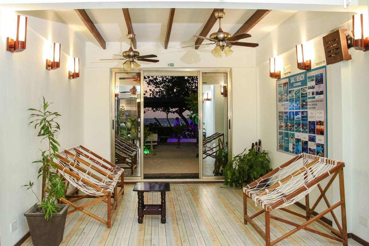 Interior entrance