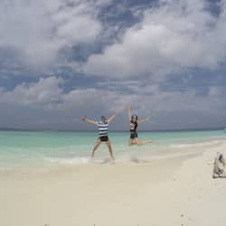 On the beach