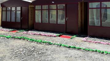 Overnatningsstedets facade