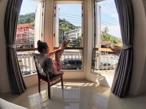 Deluxe-Doppelzimmer (Private) | Verdunkelungsvorhänge, kostenloses WLAN, Bettwäsche