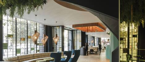 Sitteområde i lobbyen