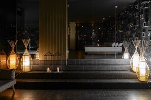 Salas de tratamiento para parejas, baño de vapor y baño turco o hammam