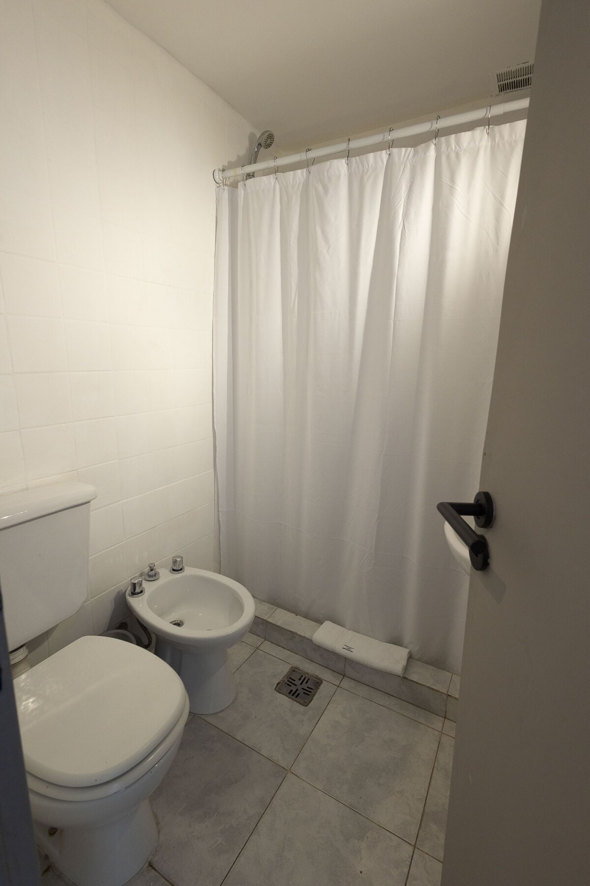 Ducha, cabezal de ducha tipo lluvia, secador de pelo y bidé