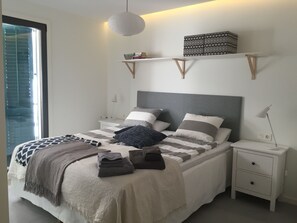 Apartamento, 3 quartos | 3 quartos, roupas de cama de algodão egípcio, roupas de cama premium