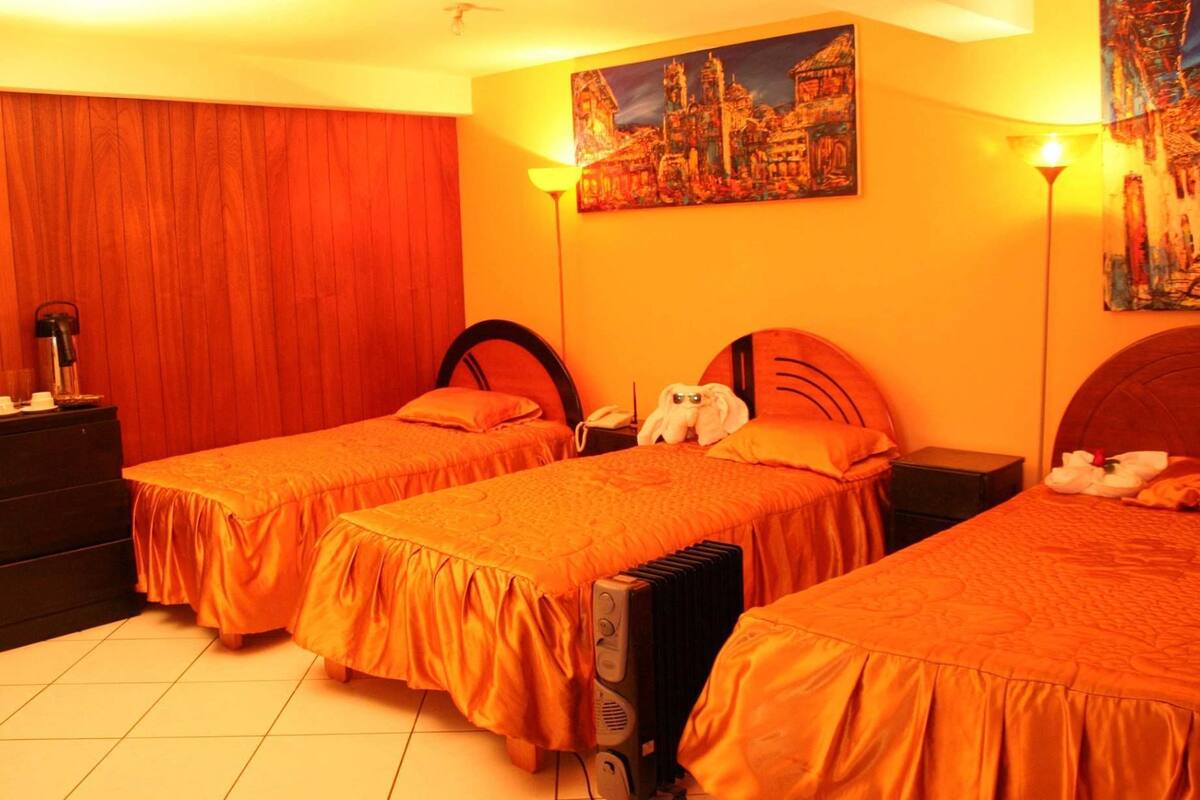 Soundproofing, iron/ironing board, rollaway beds, free WiFi
