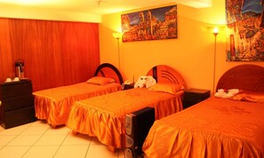 Soundproofing, iron/ironing board, rollaway beds, free WiFi