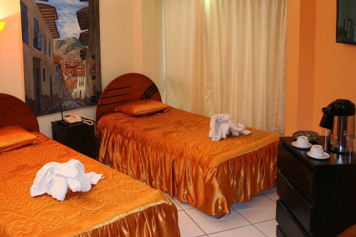 Soundproofing, iron/ironing board, rollaway beds, free WiFi