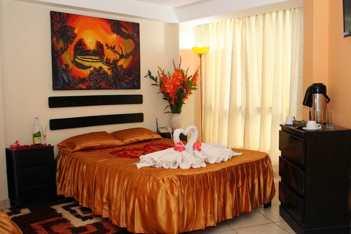 Soundproofing, iron/ironing board, rollaway beds, free WiFi
