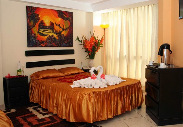 Soundproofing, iron/ironing board, rollaway beds, free WiFi