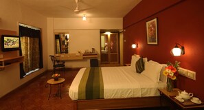 Desk, blackout drapes, rollaway beds, WiFi