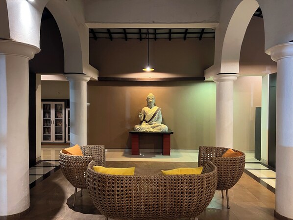 Sala de estar en el lobby