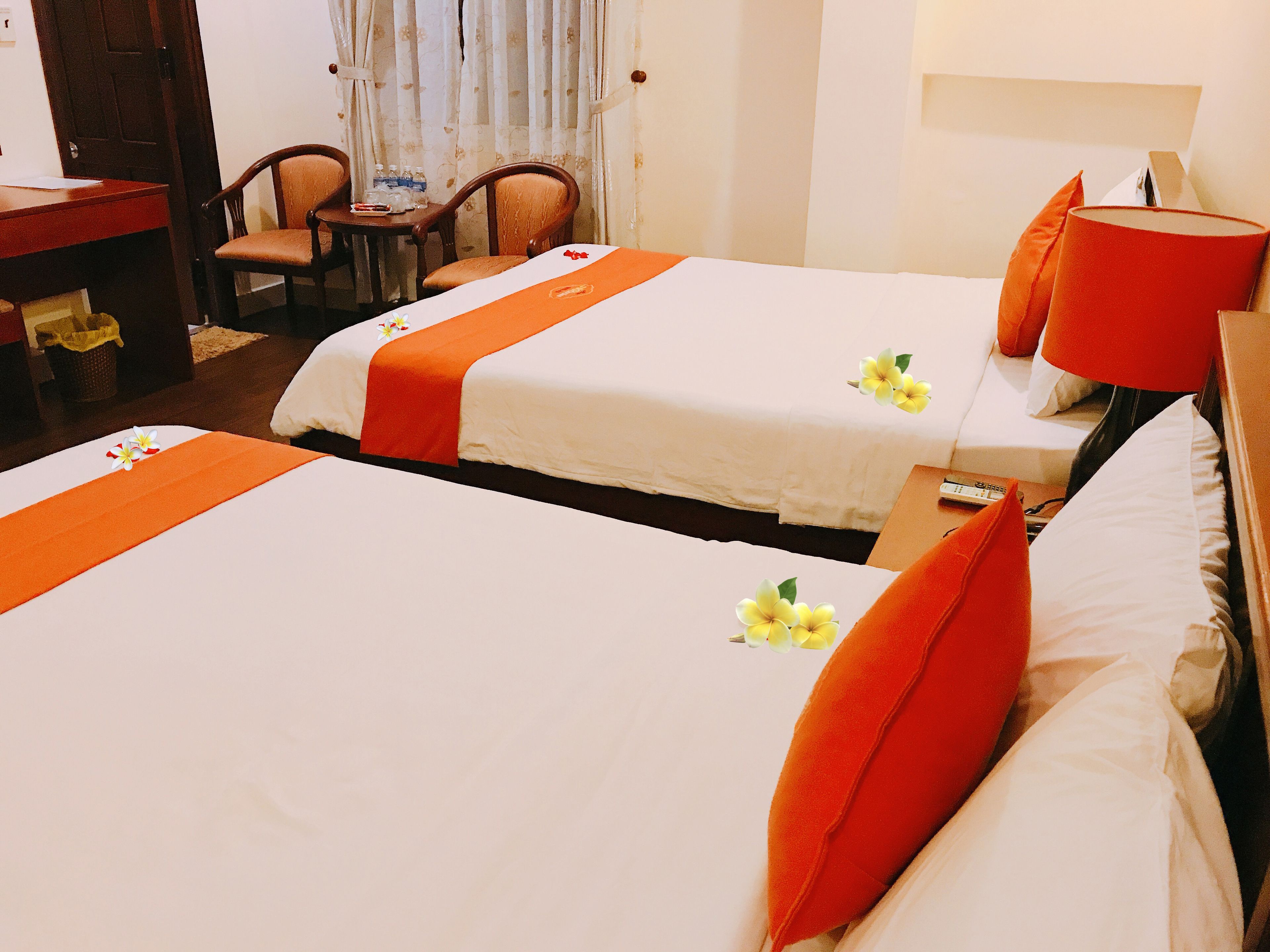 triple city view | minibar, desk, laptop workspace, blackout curtains