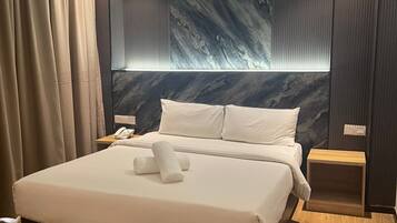 Desk, iron/ironing board, free WiFi, bed sheets
