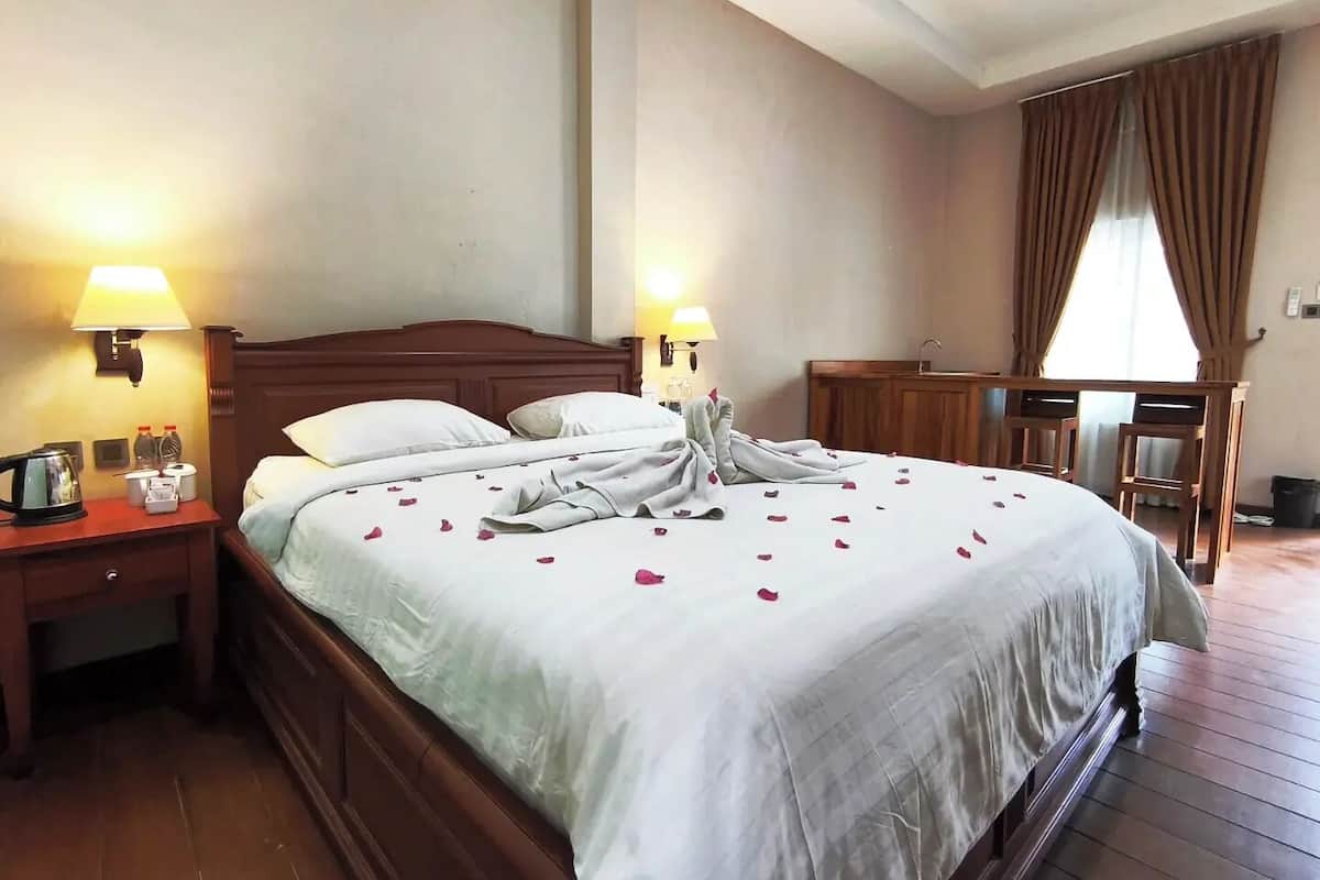 Villa Double Bed | Bureau, accĂšs au Wi-Fi (inclus), literie fournie