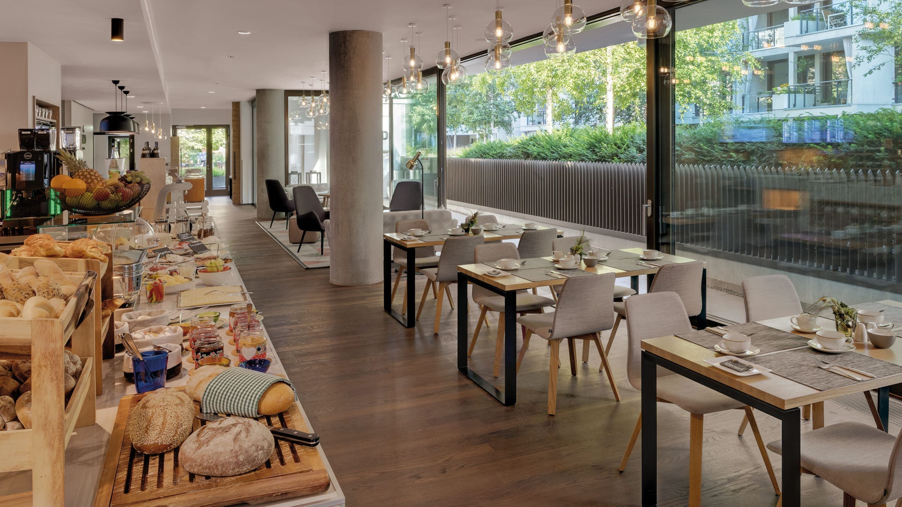 daily buffet breakfast (eur 21 per person)