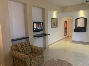 Basic Studio, 1 Bedroom | Living room | 20-inch TV with satellite channels - Desert View Sharm  Hotel (Sharm El Sheikh)