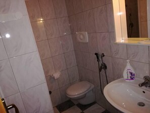 Regadera, amenidades de baño gratuitas, secadora de cabello, bidet 