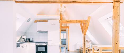 Lejlighed - 2 soveværelser | Skrivebord, baby-/barnesenge (tillægsgebyr), gratis Wi-Fi, sengetøj