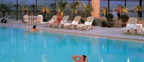 Indoor pool, outdoor pool