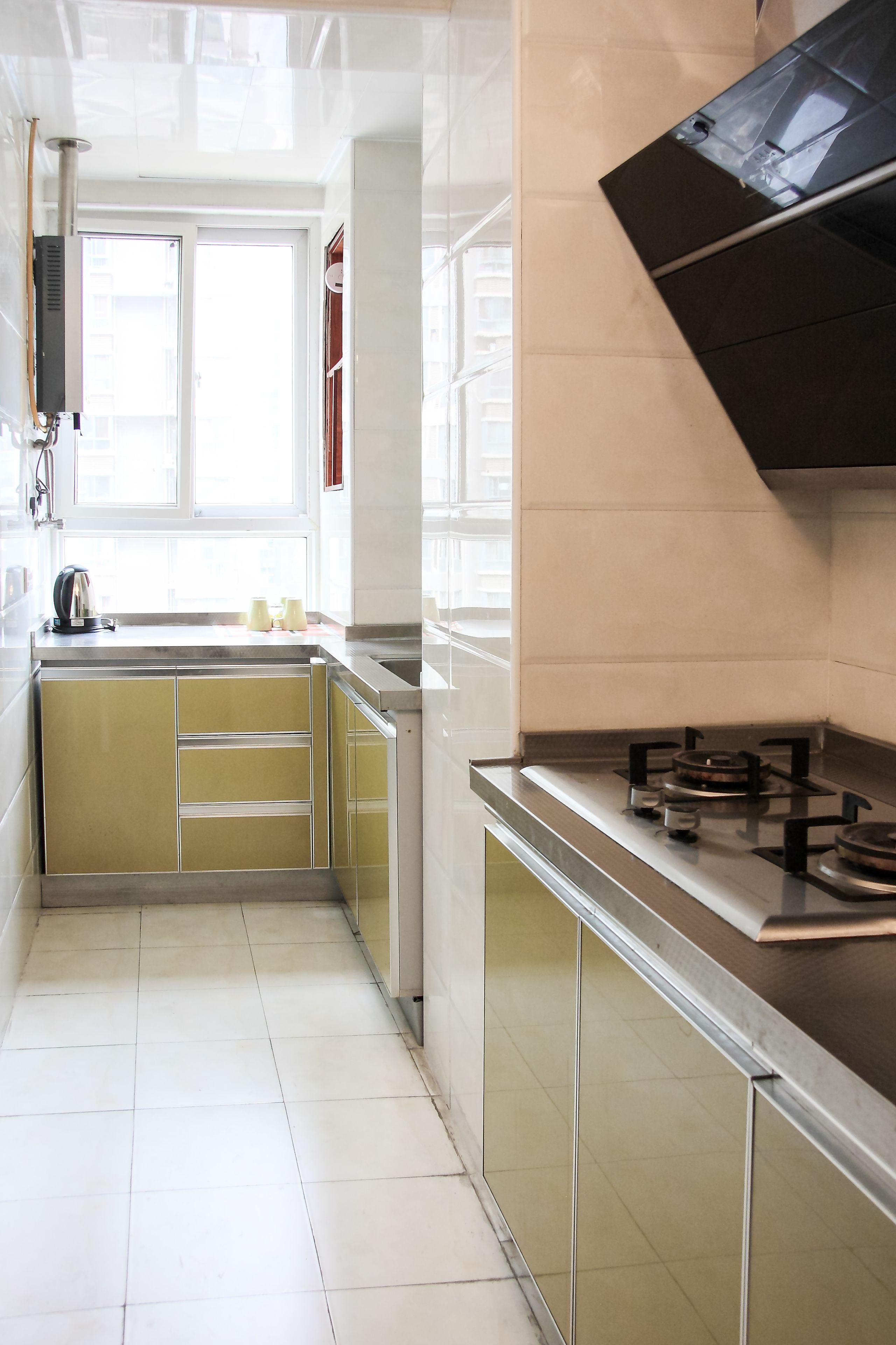 standard two-bedroom apartment | private kitchen | fridge, microwave, electric kettle