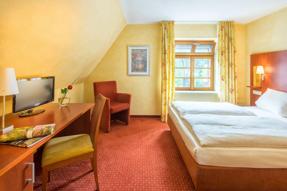 Economy-Doppelzimmer | Zimmersafe, kostenloses WLAN
