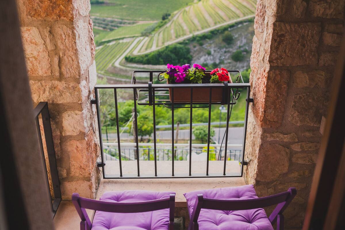 Apartment, 2 Bedrooms, Vineyard View | Balkoni