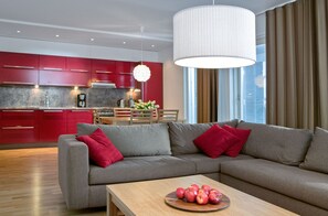 Apartment, 1 Bedroom, Sauna (62 m2) | Private kitchen