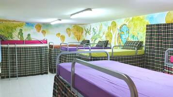 1 bed in shared dormitory for 12 people | Individually decorated, individually furnished, iron/ironing board