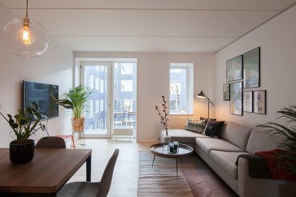 Living room - Central & New Nordic CPH Apartment (Copenhagen)
