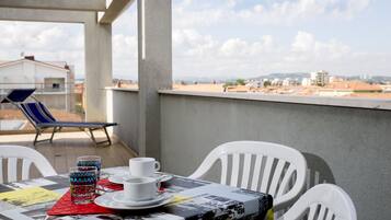 Appartamento Superior, 1 letto matrimoniale con divano letto | Terrazza/patio