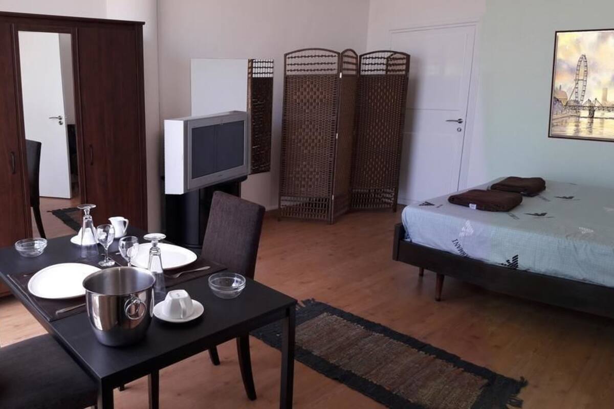 Apartment, 1 Schlafzimmer, Küche | 1 Schlafzimmer, Bügeleisen/Bügelbrett, Zustellbetten, kostenloses WLAN