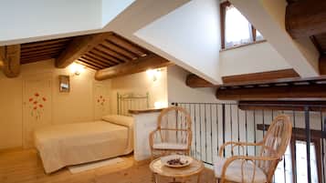 Desk, iron/ironing board, free cots/infant beds, free WiFi