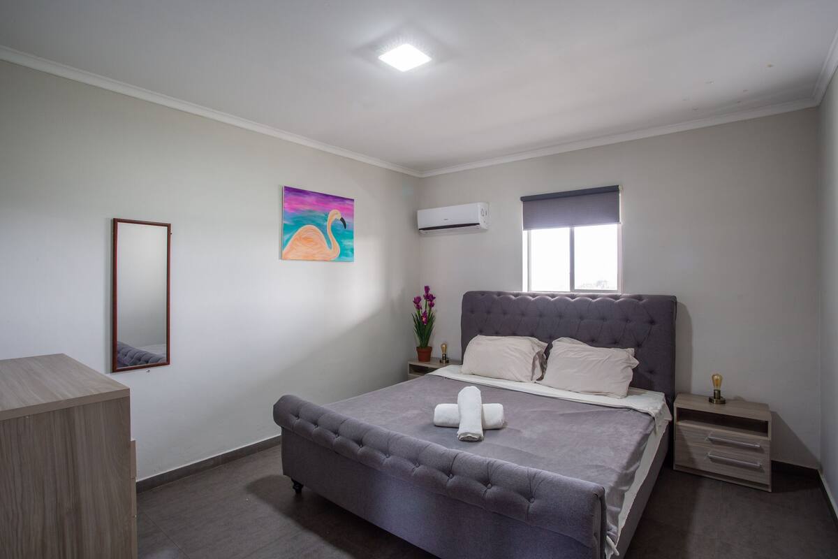 2 bedrooms, iron/ironing board, WiFi (free), individually decorated