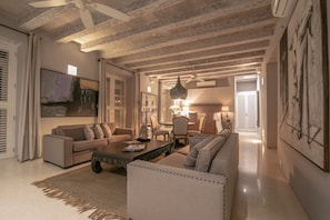 Grand Suite, 1 King Bed | Egyptian cotton sheets, premium bedding, down comforters, minibar