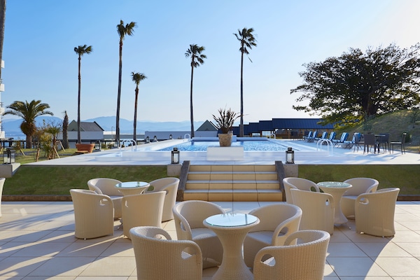 Seasonal outdoor pool