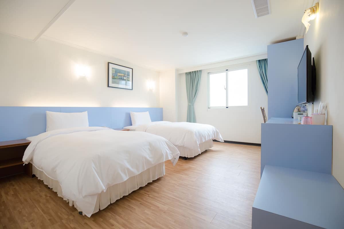 twin room | desk, free wifi, bed sheets