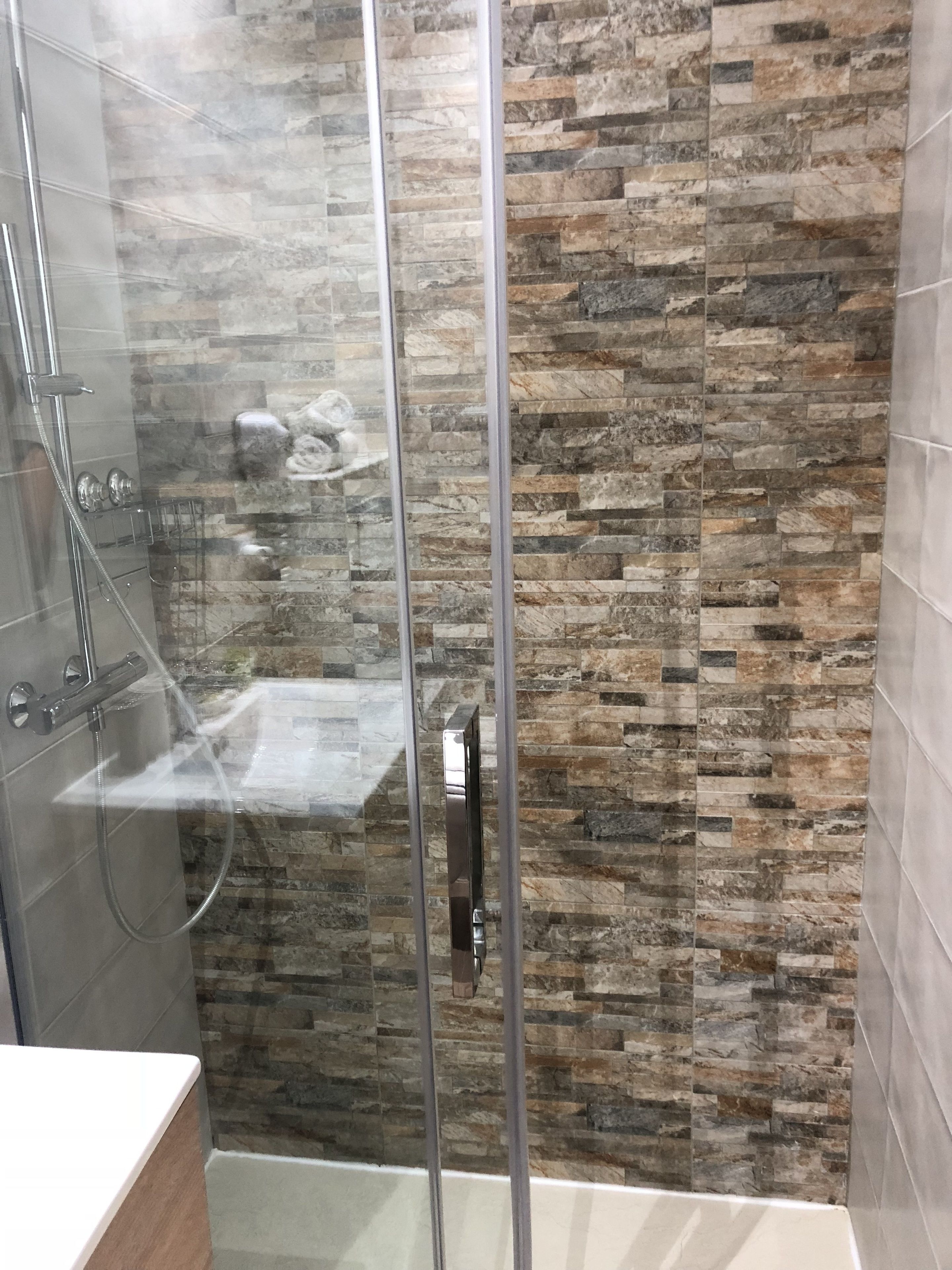 superior room, terrace countryside view | bathroom | shower, free toiletries, hair dryer, towels